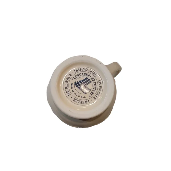 Longaberger 3 PCWovenClassic Blue Pitcher and Sugar Set